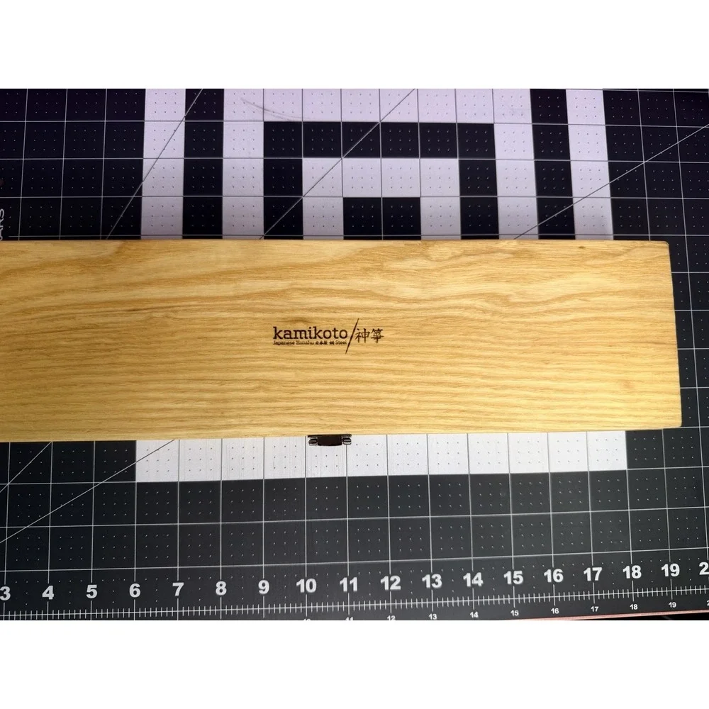 Kamikoto Santoku Knife Japanese Honshu Steel Culinary Knife with Wooden Case